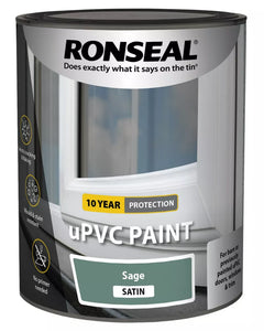 RONSEAL UPVC PAINT SATIN SAGE 750ML