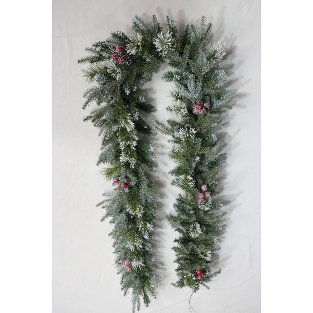 60CM BERRY SPRUCE FROSTED GARLAND