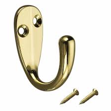 CORRY PHX ROBE HOOK BRASS