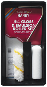 FLEETWOOD 4" GLOSS + EMULSION ROLLER SET