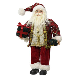 RED PLUSH SANTA 60CM