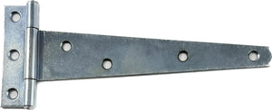 CORRY 6" LIGHT ZINC PLATED T HINGE