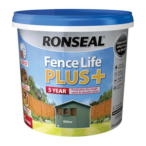 RONSEAL FENCELIFE PLUS WILLOW 5 ltr-2 for ?35