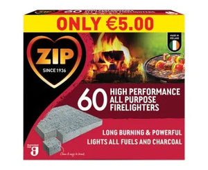 ZIP FIRELIGHTERS (60 PK)