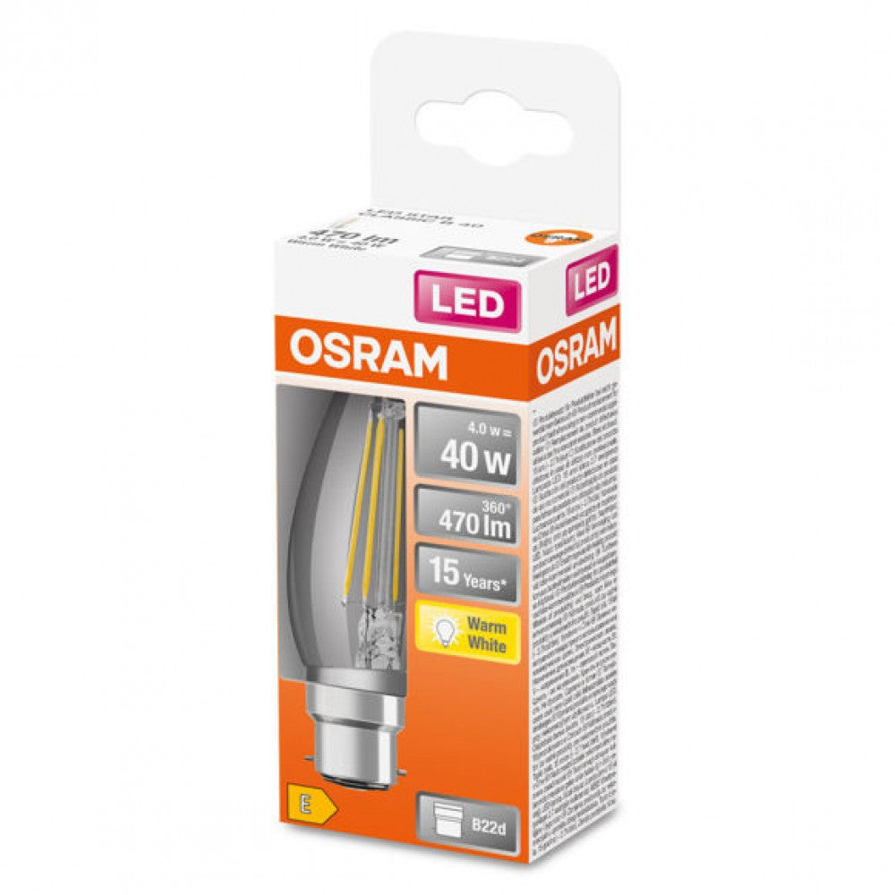 PLINE OSRAM LED B22 LED CANDLE 40W