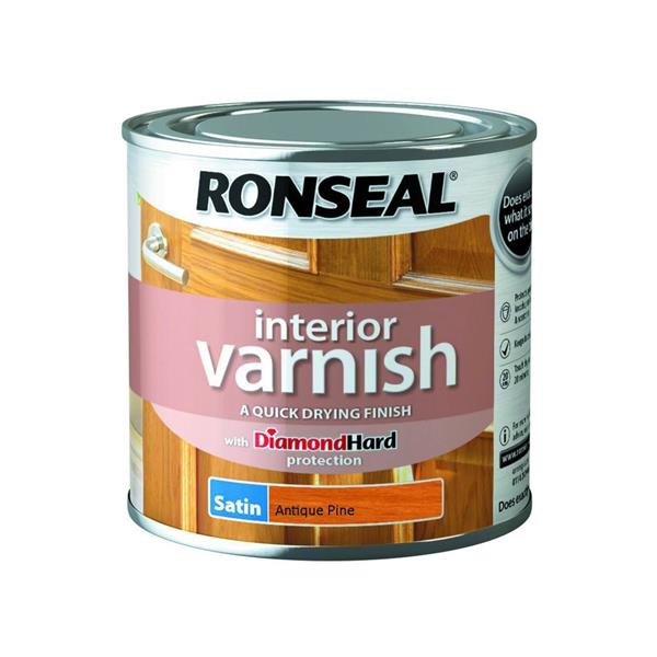 RONSEAL INTERIOR VARNISH SATIN APNE 250ML