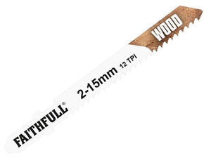 TBANK FAITHFULL JIGSAW BLADES WOOD 2-15MM