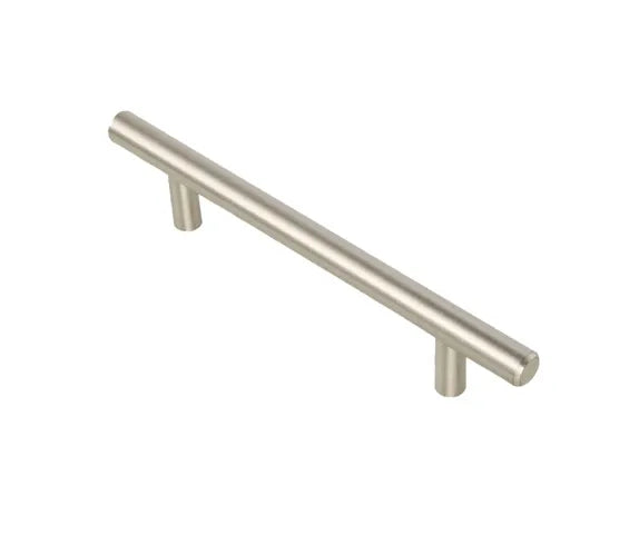 CORRY PHX T BAR HANDLE BRUSHED NICKEL 200MM