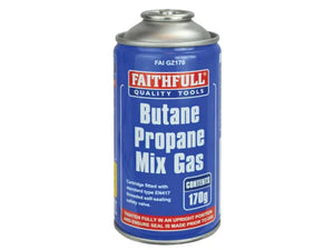 TOB FAITHFULL BUTANE PROPANE GAS CARTRIDGE