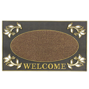 Daisy Metallic PVC Doormat (Assorted) JVL