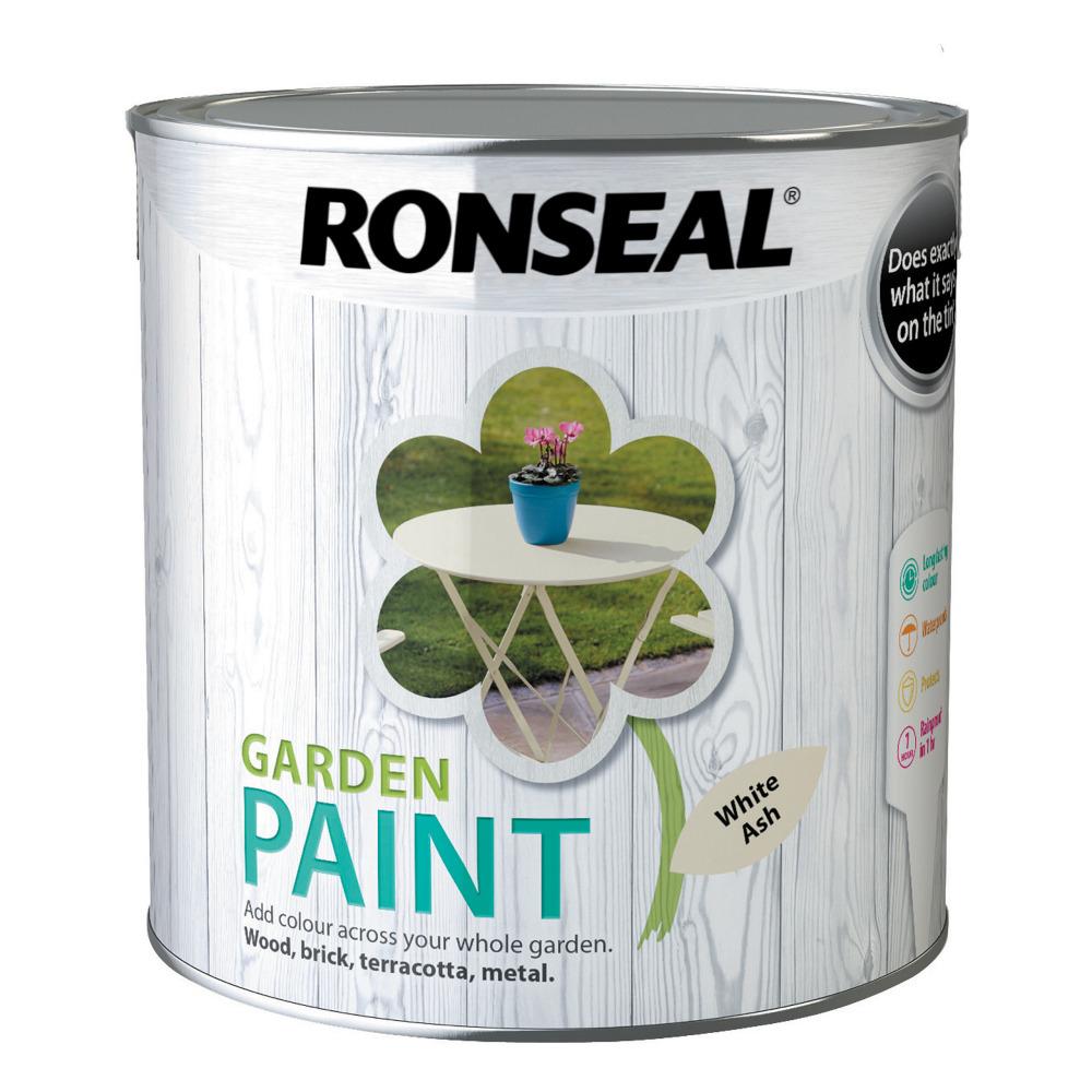 RONSEAL GARDEN PAINT WHITE ash 2.5L