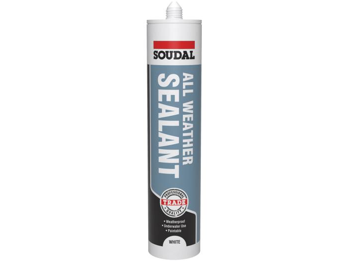 SEAL SOUDAL ALL WEATHER SEALANT WHITE