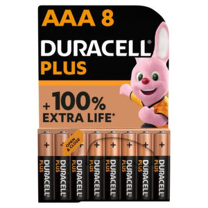 PLINE DURACELL AAA Batteries 8PK