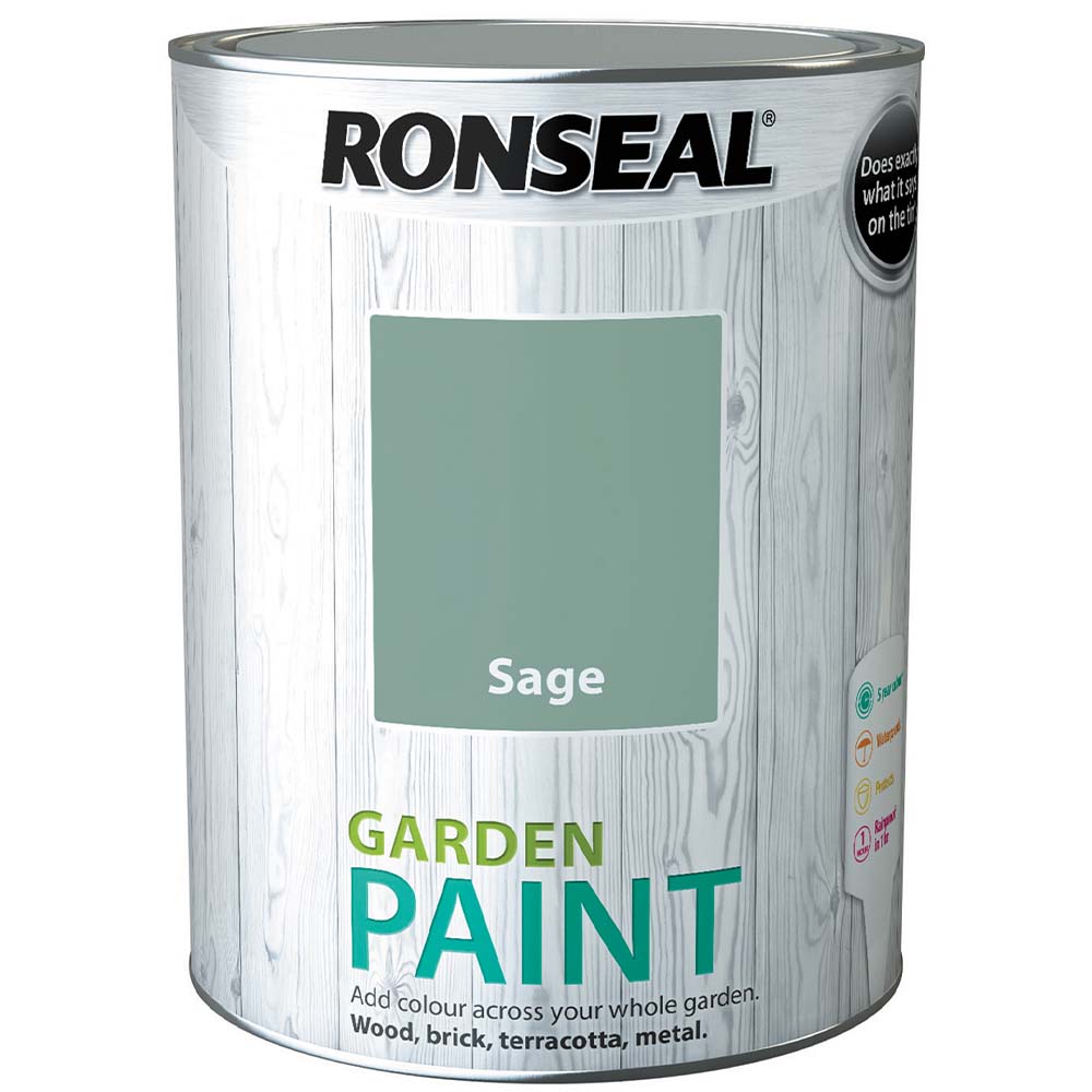 RONSEAL GARDEN PAINT SAGE 750ML