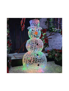 90cm LED M/A ACRYLIC Snowman multi c