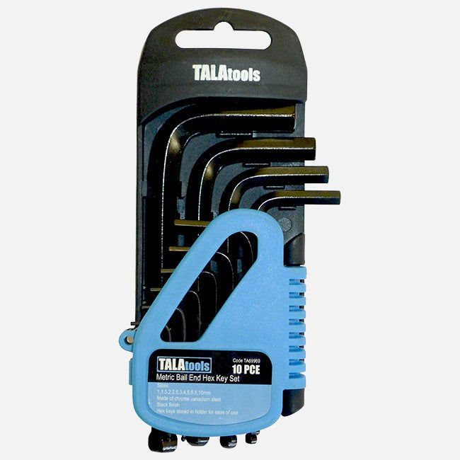 TOB TALA METRIC HEX KEY SET 10PC