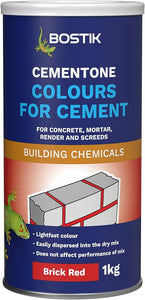 EVODE CEMENT COLOURING TILE RED 1KG