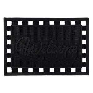 Maiva Welcome Rubber Scraper Mat JVL