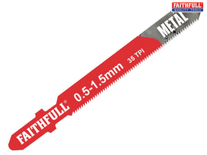 TBANK FAITHFULL JIGSAW BLADES METAL 0.5-1.5MM