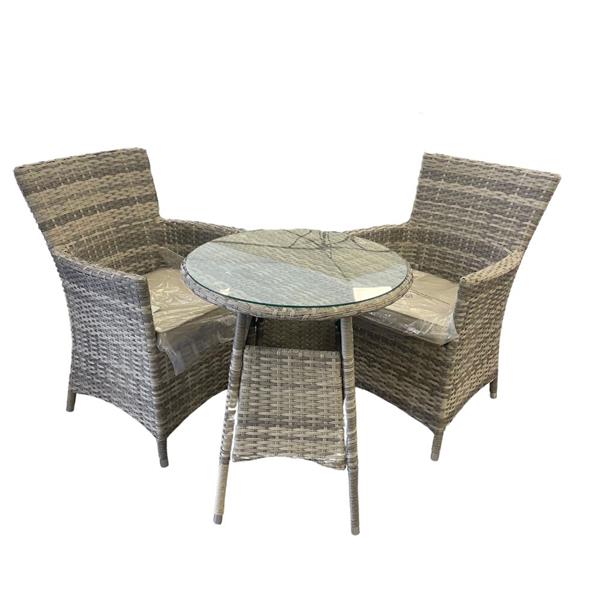 CAPRI 2 SEATER ROUND BISTRO SET