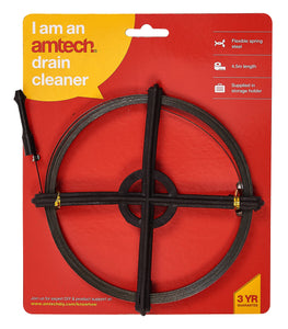 AMTECH DRAIN CLEANER 15" F STEEL