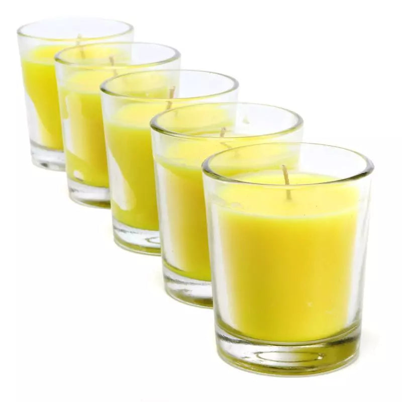 CITRONELLA GLASS CANDLE 12HRS