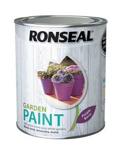 RONSEAL GARDEN PAINT PURPLE BERRY 750ML