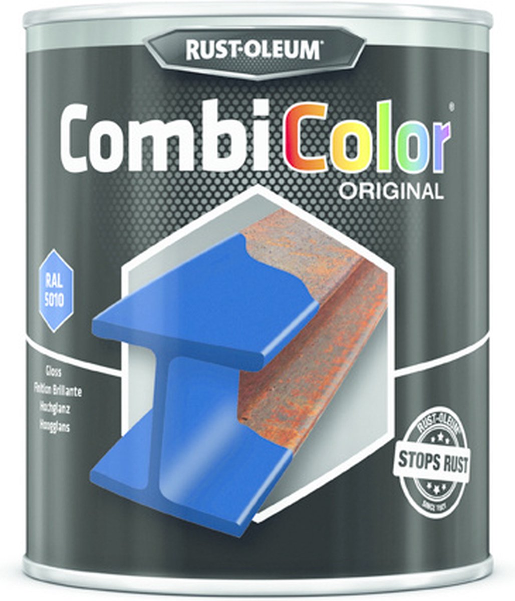 DYCON COMBI COLOUR METAL PAINT BLUE 750ML