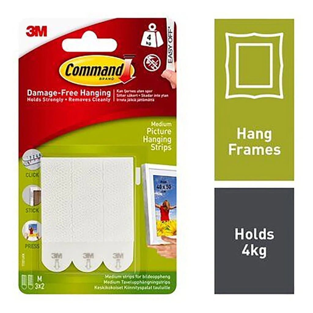 ORIGO COMMAND PICTURE HANGING STRIPS MED