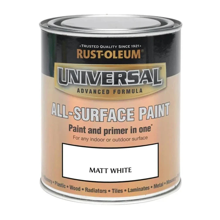 DYCON UNIVERSAL PAINT 750ML MATT WHITE