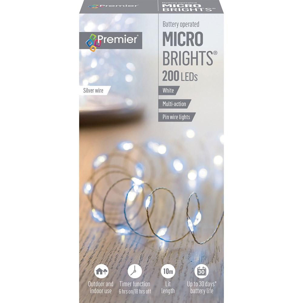 200 LED MULTI ACTION MICROBRIGHTS White