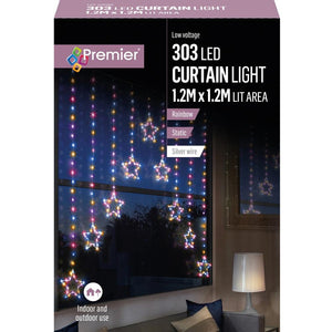 303B LED STAR CURTAIN LIGHT RAINBOW