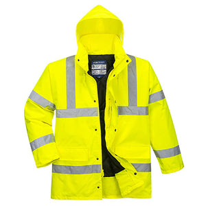 PORTWEST HI-VIS TRAFFIC JACKET YELLOW