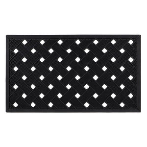 Lattice Rubber Scraper Mat 40x70cm JVL