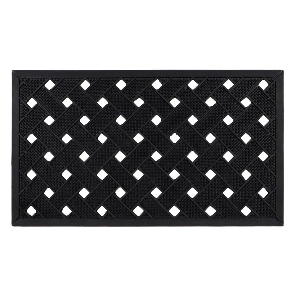 Lattice Rubber Scraper Mat 40x70cm JVL