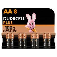 PLINE DURACELL AA Batteries 8PK