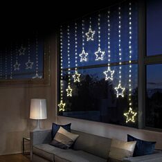 303B LED STAR CURTAIN LIGHT W White