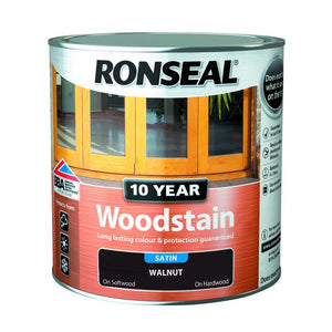 RONSEAL 10 YEAR WOODSTAIN WALNUT 750ML