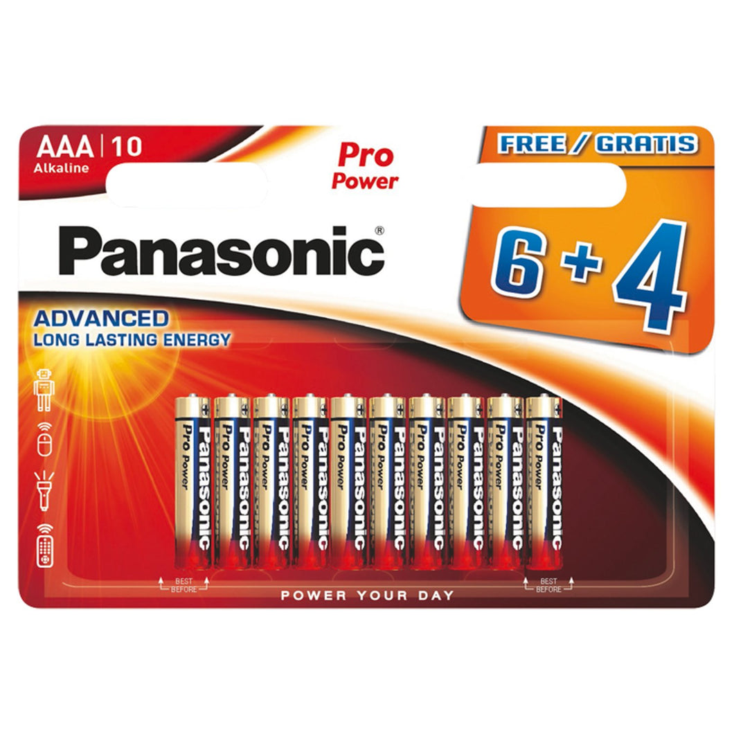 PLINE PANASONIC PRO AAA 6+4 BATTERIES