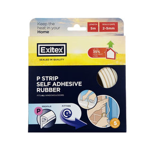 EXITEX P STRIP 5M WHITEN 2MM-4MM