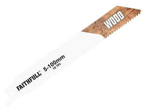 TBANK FAITHFULL JIGSAW BLADES WOOD 5-100MM